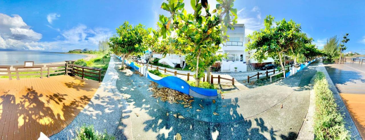 墾丁 後灣 微風海岸海景民宿 車城郷 エクステリア 写真
